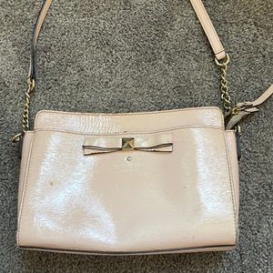 Kate Spade - VERY USED - cross body - baby pink